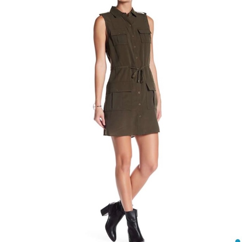 🚨NWT Haute Hippie Military Green Pocket Dress🚨